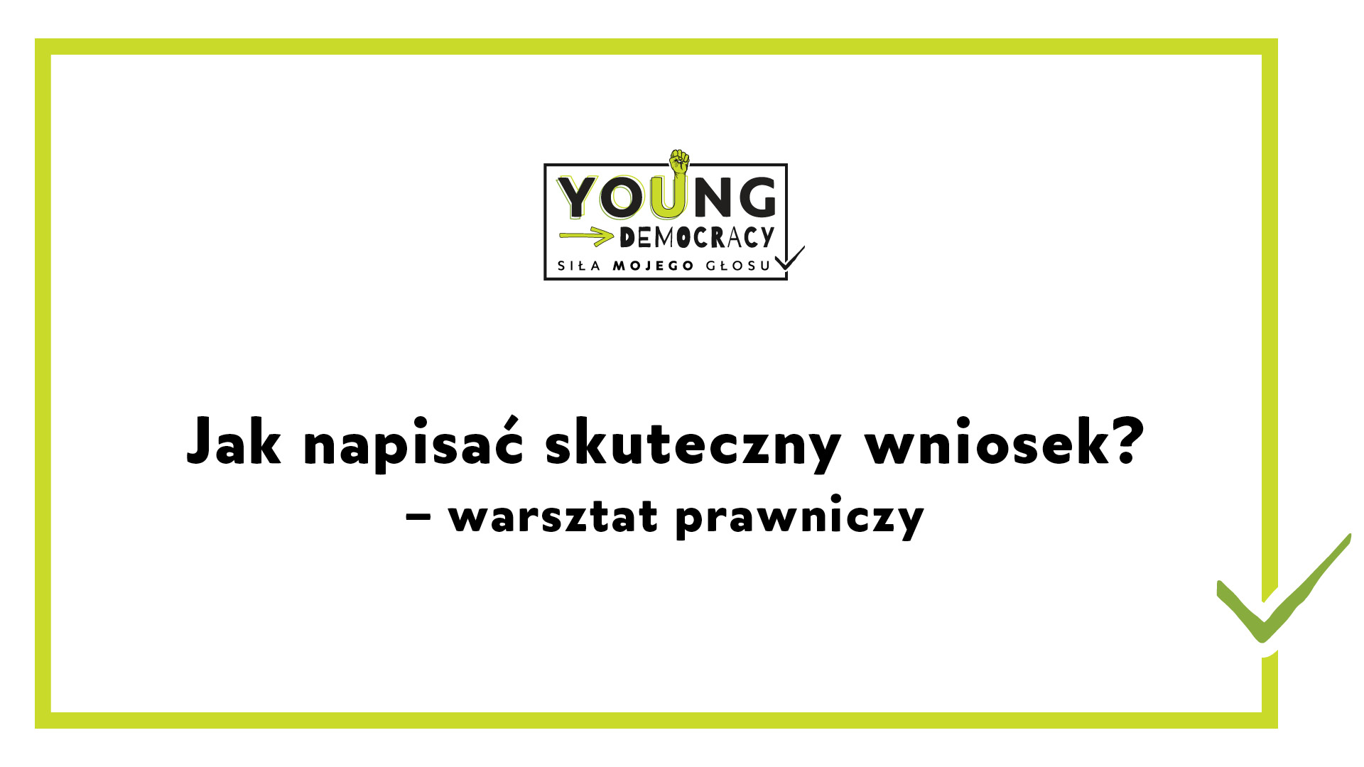 Tytuł do zrealizowania