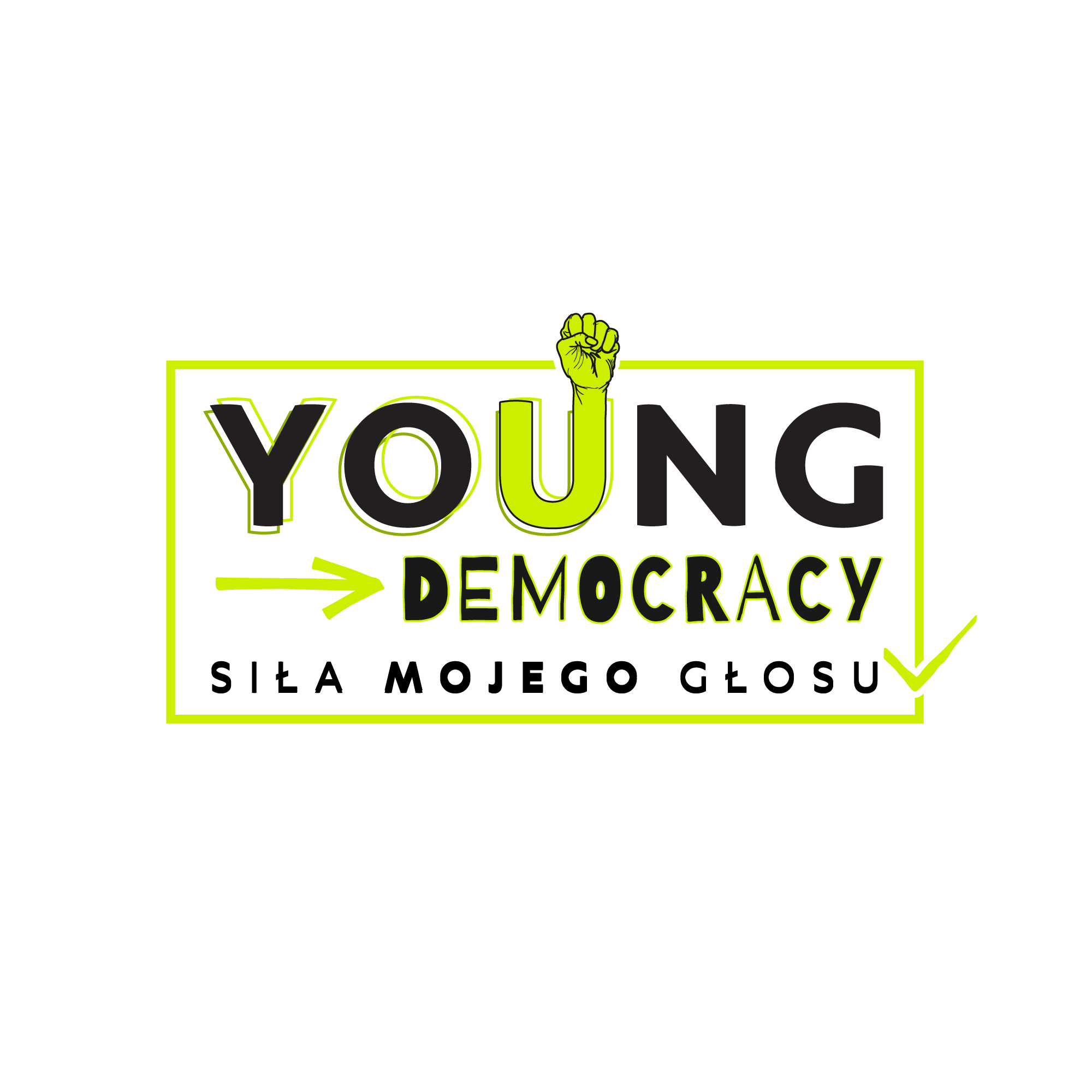 Logo Projektu Young Democracy siła mojego głosu