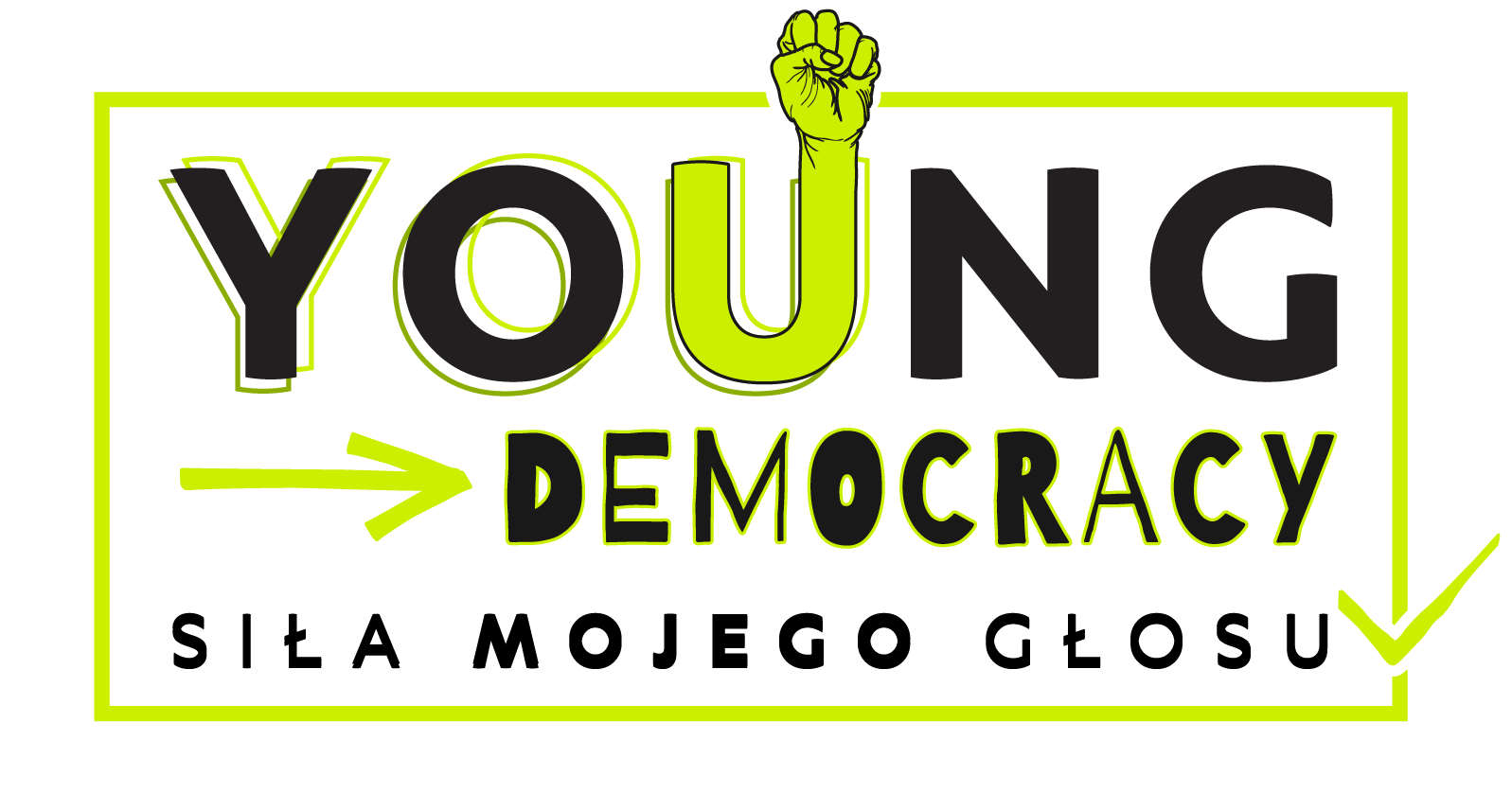 Logo Projektu Young Democracy siła mojego głosu